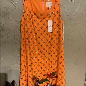 Lilly Pulitzer Orange Sequin Mini Dress